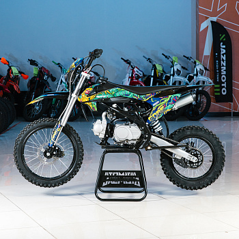Питбайк SSSR CORE 125 SA 17/14 Blue Green Monster (Полуавтоматическая КПП)